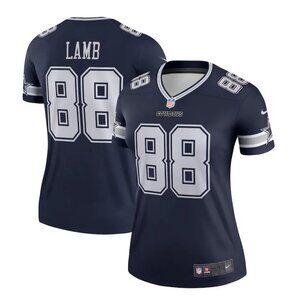 Nike CeeDee Lamb Navy Dallas Cowboys Legend Player Performance Top Women Size XL